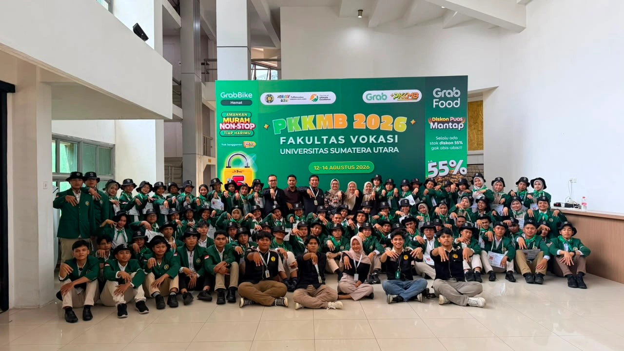 Ketua Program Studi dan Dosen D3 Metrologi dan Instrumentasi Sambut Mahasiswa Baru Stambuk 2026 dalam Kegiatan PKKMB USU 2026